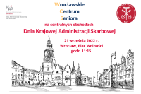 na plakacie przedstawiono grafikę miasta Wrocławia oraz informację o wydarzeniu