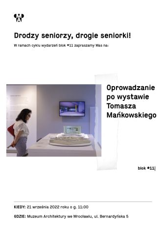 plakat Muzeum Architektury we Wrocławiu
