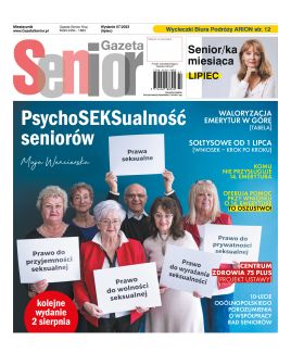 strona tytułowa / Gazeta Senior wydanie lipiec 07/2023