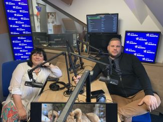 Na zdjęciu:  Ewa Skrzydlewska i Antoni Broda 