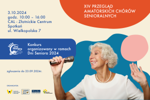 Grafika dotycząca Przeglądu Amatorskich Chórów Senioralnych