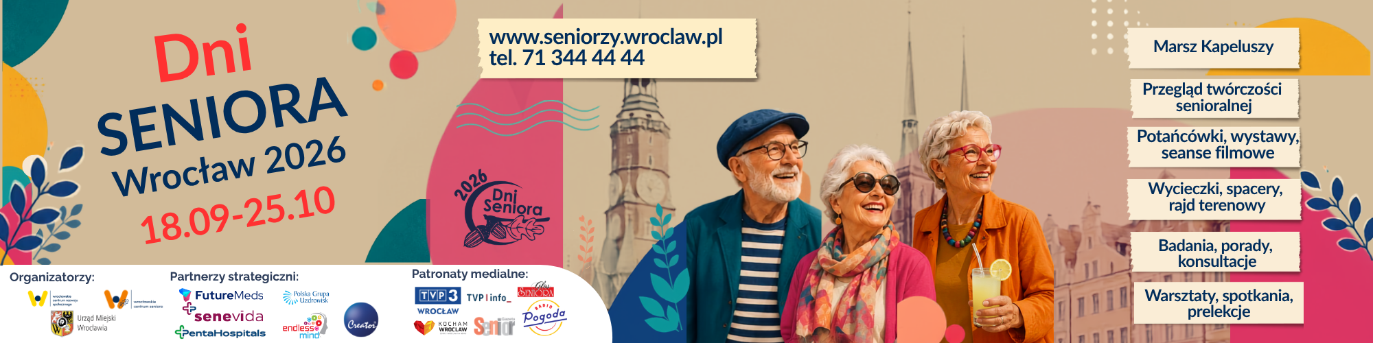 Baner promujacy Dni Seniora 2026