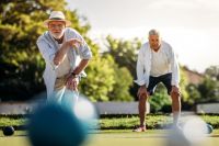 panie grający w bule