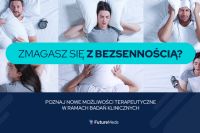 Plakat na temat walki z bezsennością. 