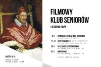 Plakat z repertuarem na listopad.