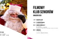 Plakat z mikołajem.