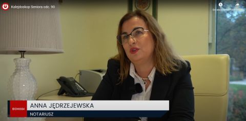 Notariusz Anna Jędrzejewska.