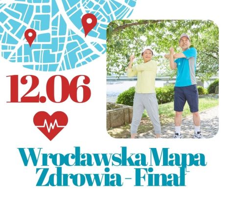 Na zdjęciu grafika do Finału Wrocławskiej Mapy Zdrowia.
