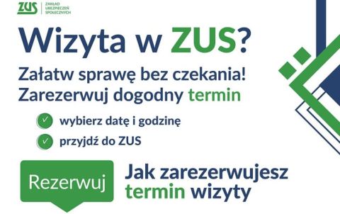 Plakat ZUS.