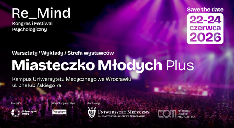 Grafika dotycząca Miasteczka Młodych Plus 2026.