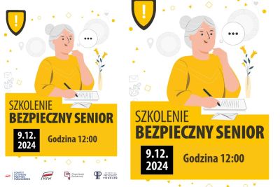 Plakat zapowiadający szkolenie