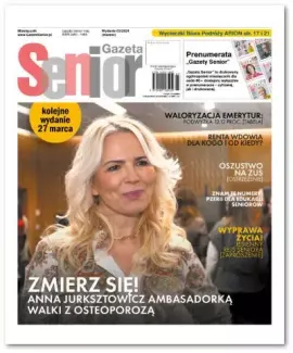 Okładka Gazety Senior wydanie marzec 2024.