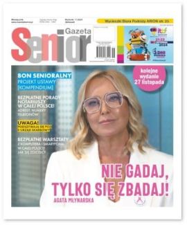 Okładka Gazety Senior wydanie listopad 2024.