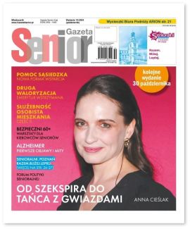 Gazeta Senior okłaka październik 2024. 