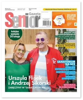 Okładka Gazety Senior luty 2025.
