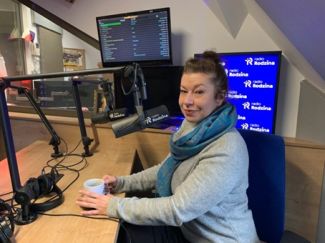 Aleksandra Kołodziej w radiu Rodzina.