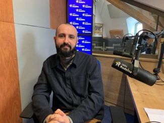 Psycholog Jan Floryn w studiu Radia Rodzina.