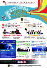 plakat festiwalu muzycznego powiatu wrocławskiego
