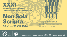 plakat wydarzenia „Non Sola Scripta"