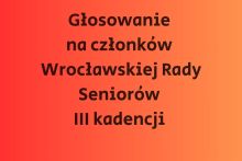 Wrocławska Rada Seniorów III kadencji - głosowanie