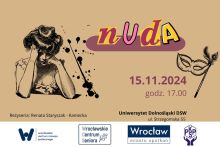 plakat zapowiadający spektakl "Nuda"