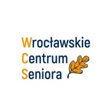 Plakat z napisem wrocławskie centrum seniora.