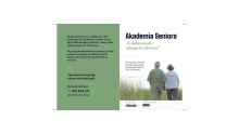 Grafika zapowiadająca cykl warsztatów pt. Akademia Seniora 