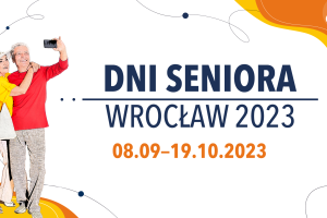 Banner promujący dzień inaugurujący projekt Dni Seniora 2023. 8 września.