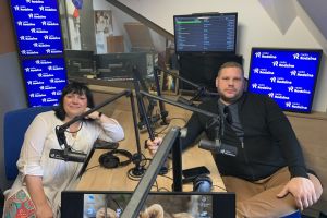 Na zdjęciu:  Ewa Skrzydlewska i Antoni Broda 