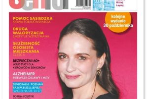 Gazeta Senior okłaka październik 2024. 