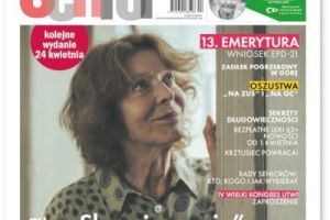 Okladka Gazety Senior kwiecień 2025.  