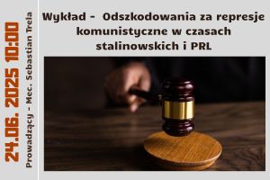 Grafika do wykładu na temat represji komunistycznych. 