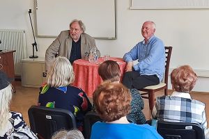 Spotkanie z Andrzejem Grabowskim aktorem w ramach 6 Wrocławskiego Filmowego Centrum Seniora. 