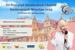 Grafika na Wrocławski Przegląd Chórów Senioralnych 2025. 