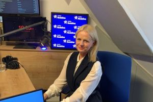 Notariusz Małogorzata Kornaś w studiu Radia Rodzina