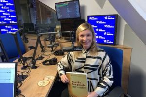 Dr Katarzyna Turek w studiu Radia Rodzina.