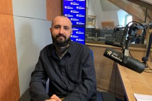 Psycholog Jan Floryn w studiu Radia Rodzina.