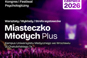 Grafika zapowiadająca wydarzenie pt. miasteczko młodych plus w ramach kongrasu re_mind.
